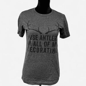 Bella Canvas T-shirt, Antlers Quote, Size S